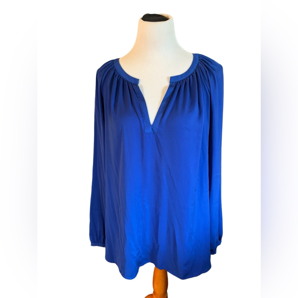 Apt. 9‎ Women’s Blue V-Neck Long Sleeve Top Size 3X